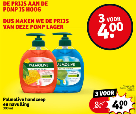 Palmolive   handzeep folder aanbieding bij  Kruidvat - details