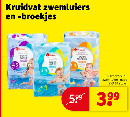 temperen Badkamer Geweldige eik Kruidvat Huismerk babyzwembroekje, luiers folder aanbieding bij Kruidvat -  details