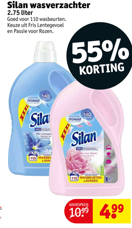 Silan   wasverzachter folder aanbieding bij  Kruidvat - details