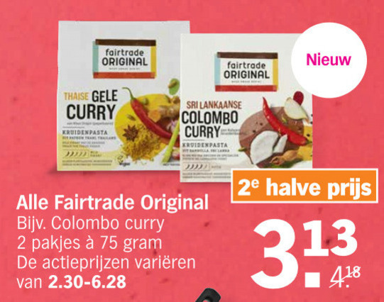 Fair Trade Original   koffiebonen, boemboe folder aanbieding bij  Albert Heijn - details