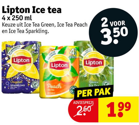 Lipton   ice tea folder aanbieding bij  Kruidvat - details