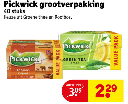 Pickwick   thee folder aanbieding bij  Kruidvat - details