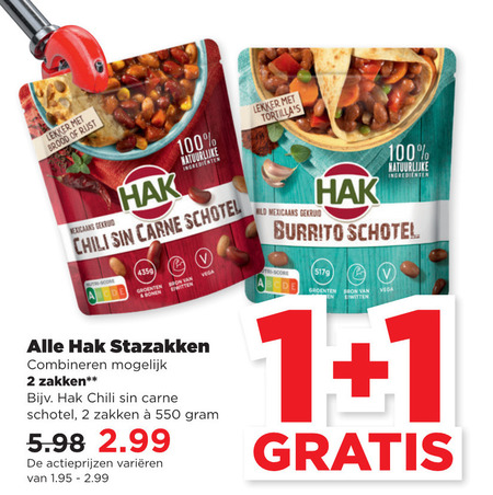 Hak   bonen folder aanbieding bij  Plus - details