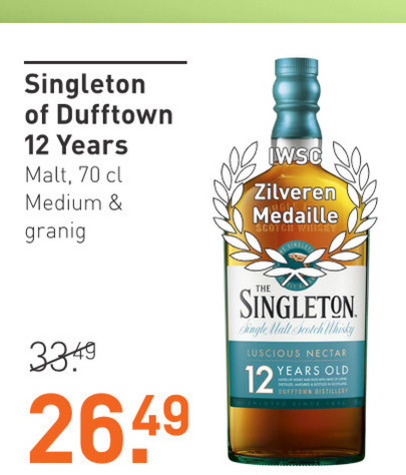 Singleton of Duftown   whisky folder aanbieding bij  Gall & Gall - details