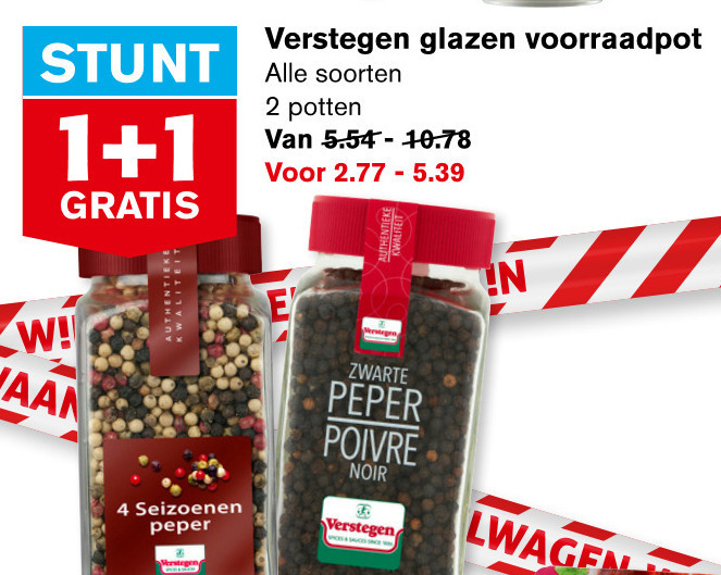 Verstegen   kruiden folder aanbieding bij  Hoogvliet - details