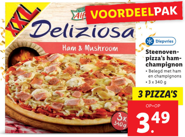 Trattoria Alfredo   diepvriespizza folder aanbieding bij  Lidl - details