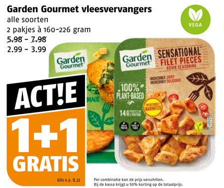 Garden Gourmet   vegetarisch folder aanbieding bij  Poiesz - details