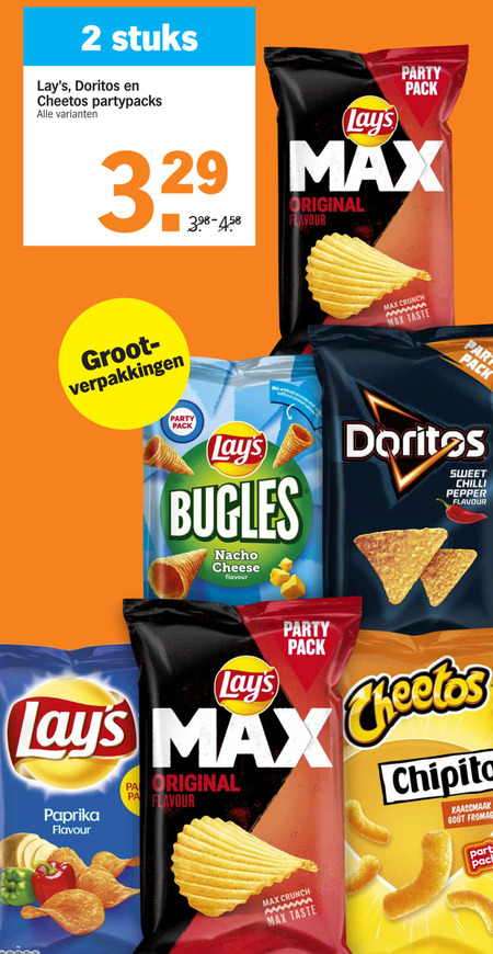 Lays   chips folder aanbieding bij  Albert Heijn - details