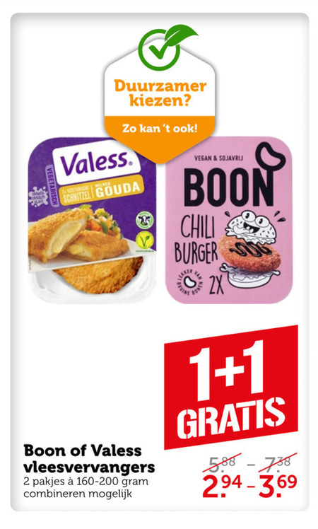 Valess   vegetarisch folder aanbieding bij  Coop - details