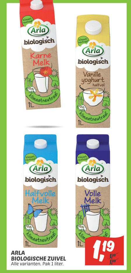 Arla   yoghurt, melk folder aanbieding bij  Dekamarkt - details