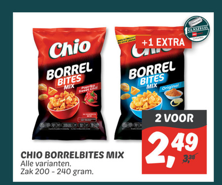 Chio   borrelnootjes folder aanbieding bij  Dekamarkt - details