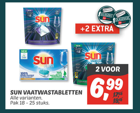 Sun   vaatwasmiddel folder aanbieding bij  Dekamarkt - details