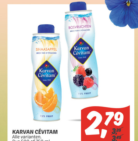 Karvan Cevitam   limonadesiroop folder aanbieding bij  Dekamarkt - details