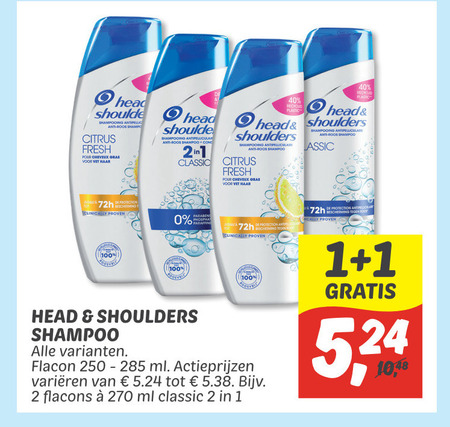 Head and Shoulders   shampoo folder aanbieding bij  Dekamarkt - details