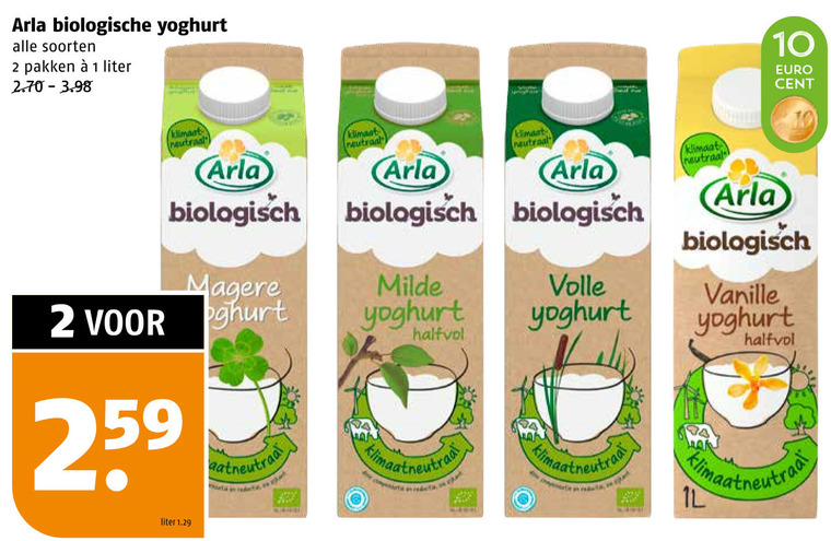 Arla   yoghurt folder aanbieding bij  Poiesz - details