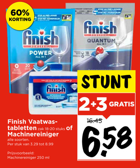 Finish   vaatwasmiddel folder aanbieding bij  Vomar - details