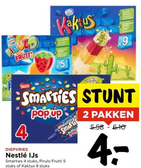 Nestle   ijslollies folder aanbieding bij  Vomar - details