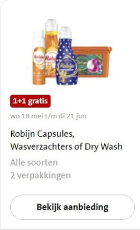 Robijn   wasmiddel, wasverzachter folder aanbieding bij  Jumbo - details