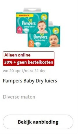 Pampers   luiers folder aanbieding bij  Jumbo - details