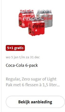 Coca-Cola   cola folder aanbieding bij  Jumbo - details