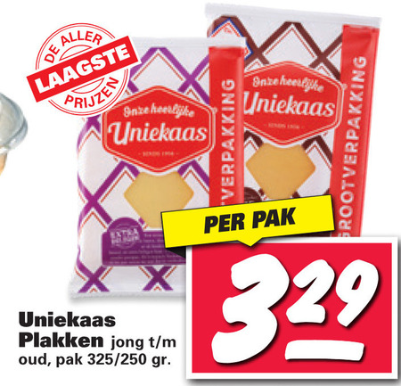 Uniekaas   kaasplakken folder aanbieding bij  Nettorama - details