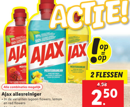 Ajax   allesreiniger folder aanbieding bij  Lidl - details