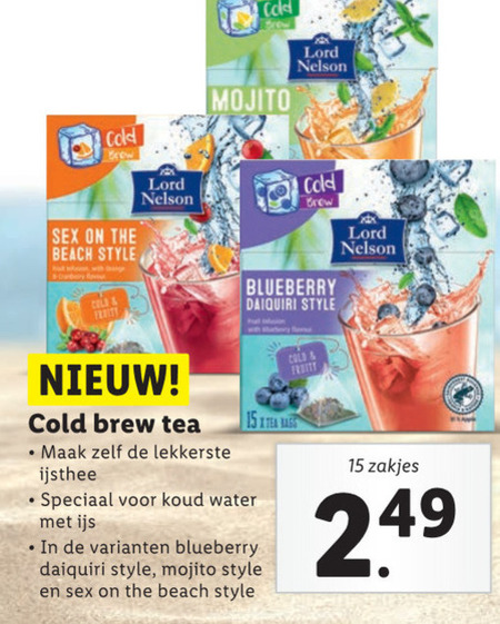 Lord Nelson   thee folder aanbieding bij  Lidl - details