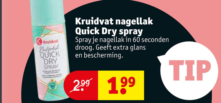 Kruidvat Huismerk   nagellak folder aanbieding bij  Kruidvat - details