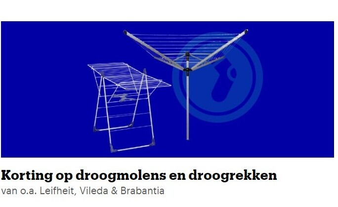 Leifheit   droogmolen, droogrek folder aanbieding bij  Bol.com - details