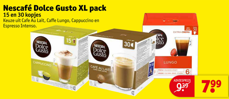 Nescafe   dolce gusto capsules folder aanbieding bij  Kruidvat - details