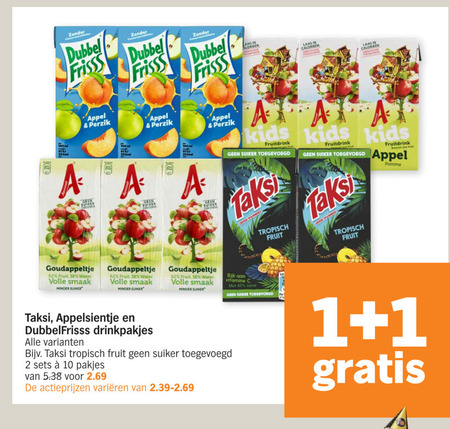 Appelsientje   fruitdrank folder aanbieding bij  Albert Heijn - details