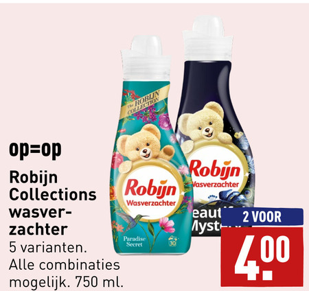 Robijn   wasverzachter folder aanbieding bij  Aldi - details