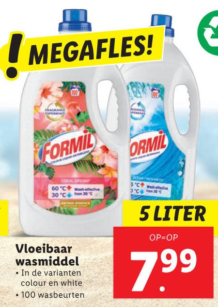 Formil   wasmiddel folder aanbieding bij  Lidl - details