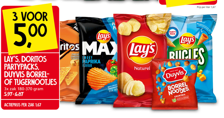 Lays   borrelnootjes, zoutje folder aanbieding bij  Jan Linders - details