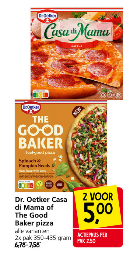 Dr Oetker   diepvriespizza folder aanbieding bij  Jan Linders - details