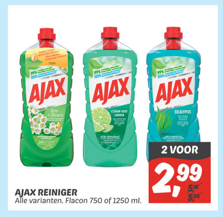 Ajax   allesreiniger folder aanbieding bij  Dekamarkt - details