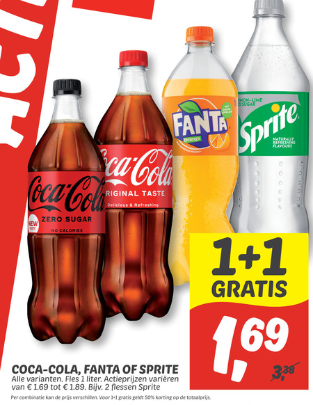 Coca-Cola   cola, frisdrank folder aanbieding bij  Dekamarkt - details