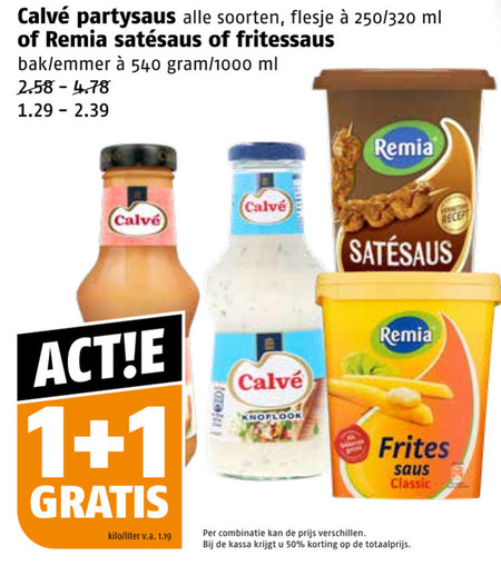 Remia   fritessaus, snacksaus folder aanbieding bij  Poiesz - details