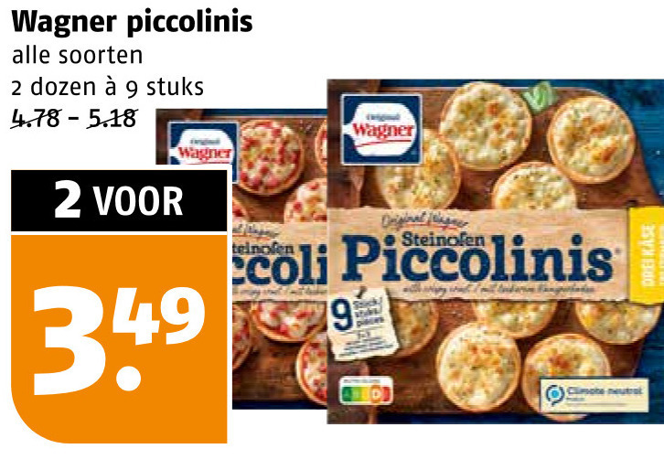 Wagner   diepvriespizza folder aanbieding bij  Poiesz - details