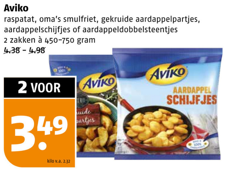 Aviko   patat folder aanbieding bij  Poiesz - details