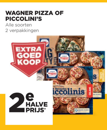 Wagner   diepvriespizza folder aanbieding bij  Jumbo - details