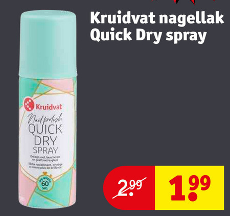 Kruidvat Huismerk   nagellak folder aanbieding bij  Kruidvat - details