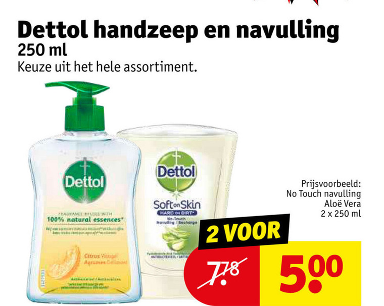 Dettol   handzeep folder aanbieding bij  Kruidvat - details