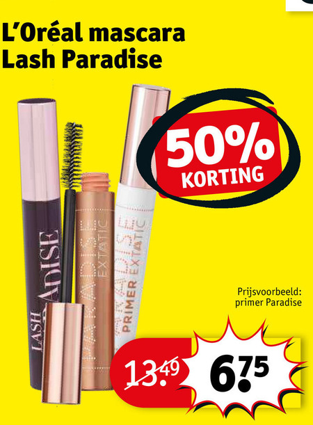 L Oreal   mascara folder aanbieding bij  Kruidvat - details