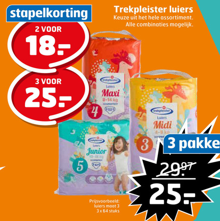 Trekpleister Huismerk   luiers folder aanbieding bij  Trekpleister - details