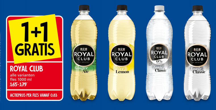 Royal Club   frisdrank folder aanbieding bij  Jan Linders - details