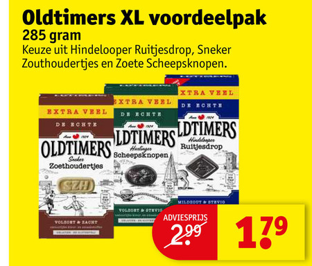 Oldtimers   drop folder aanbieding bij  Kruidvat - details