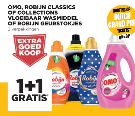 Robijn   wasmiddel folder aanbieding bij  Jumbo - details