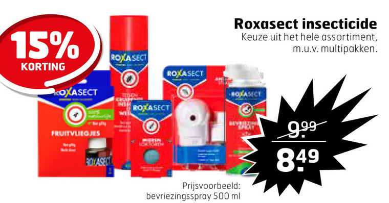 Roxasect   insectenbestrijding folder aanbieding bij  Trekpleister - details