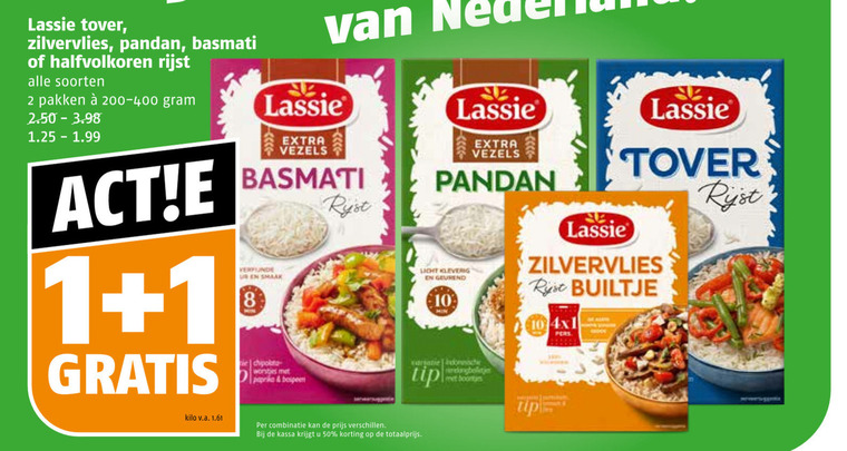 Lassie   rijst folder aanbieding bij  Poiesz - details